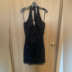 Halter Black Dress Size 3x